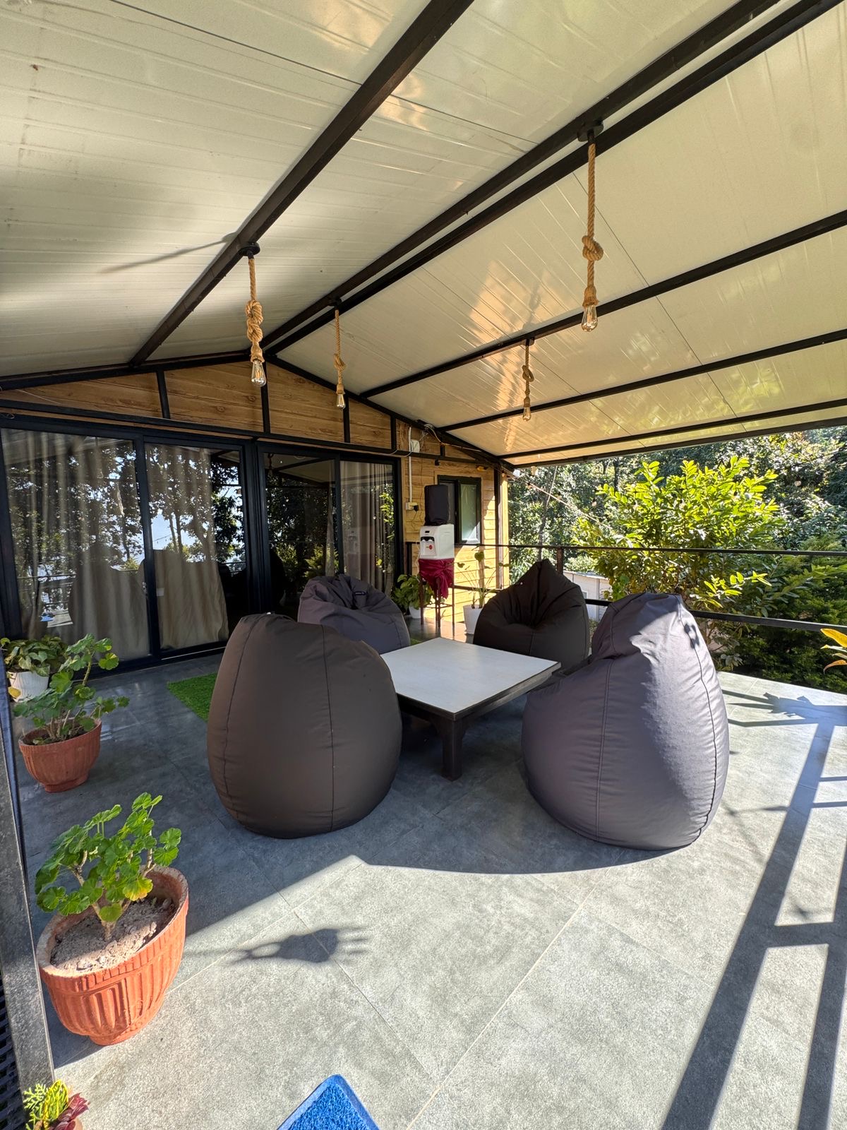 Sabs Villa covered lounge terrace